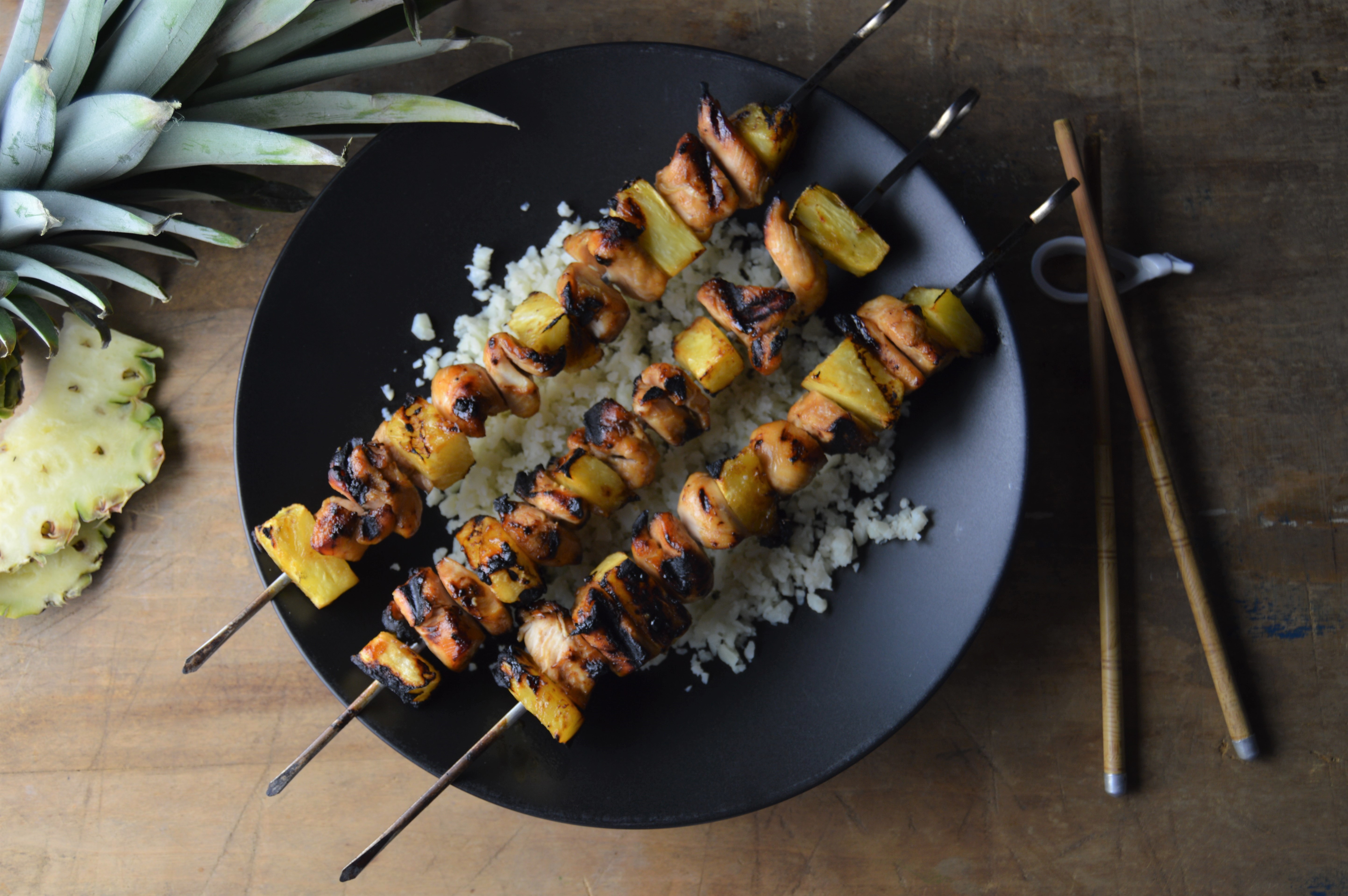 Teriyaki Chicken & Pineapple Skewers Wendi's AIP Kitchen
