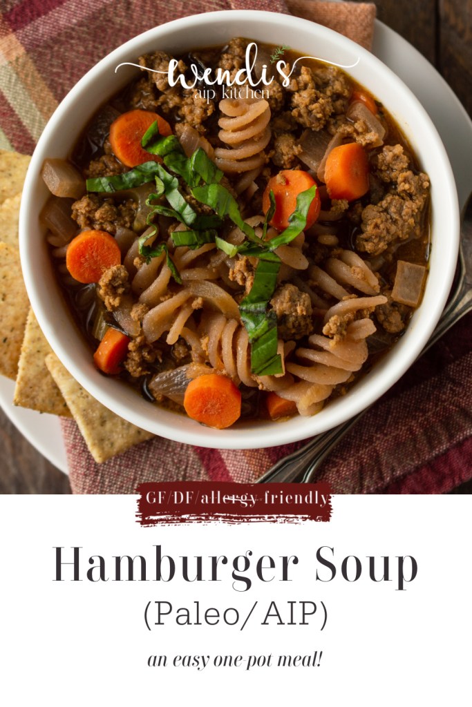 Hamburger Soup Pinterest Pin